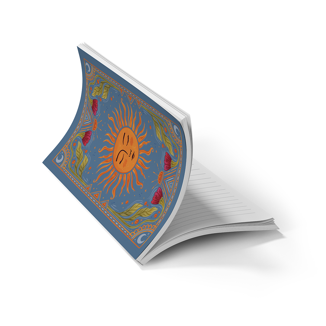 Sun Tarot Soft Touch Notebook