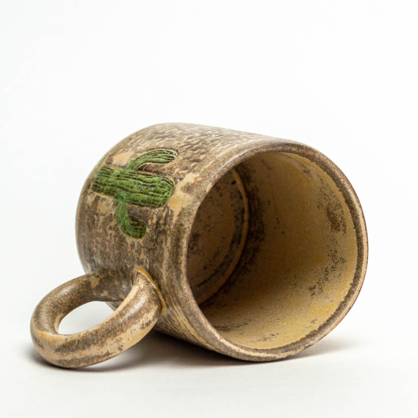 Saguaro Cactus Handmade Ceramic Mug - 10 oz