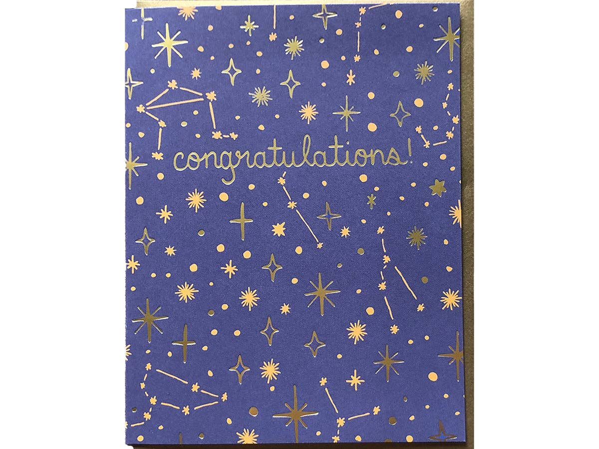 Congrats Stars Card