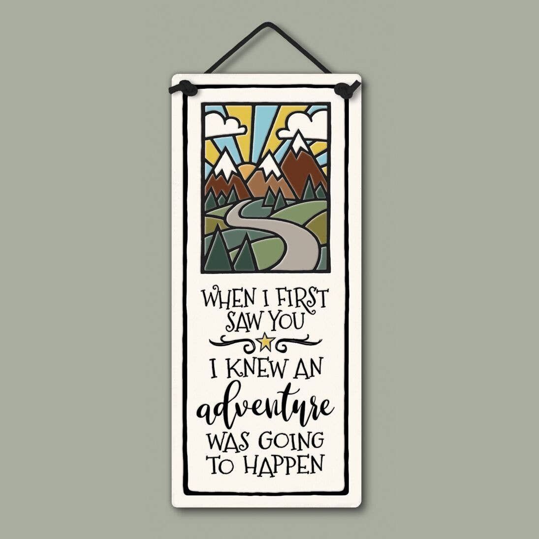 When I First Saw You Ceramic Wall Art