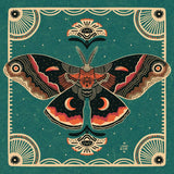 Cecropia Moth Print 8x8