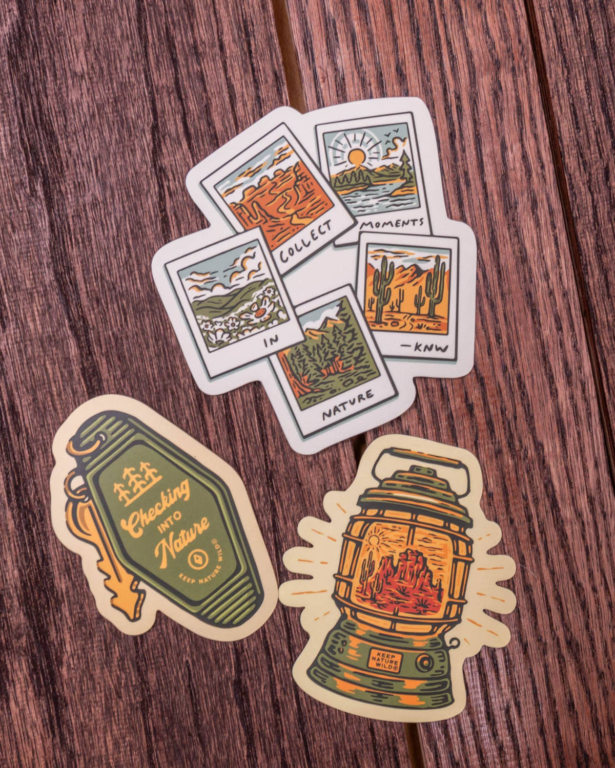 Checking into Nature Sticker