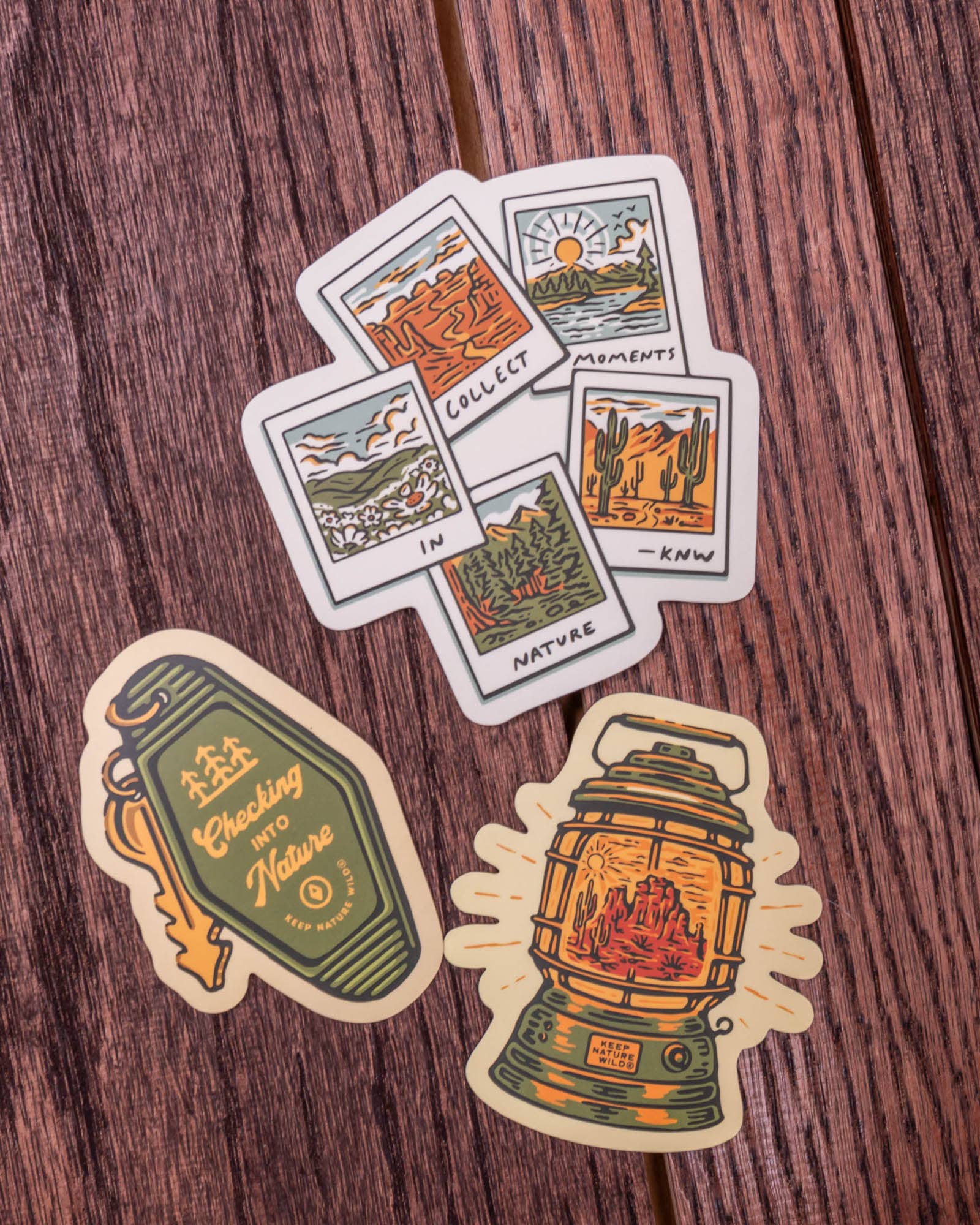 Checking into Nature Sticker
