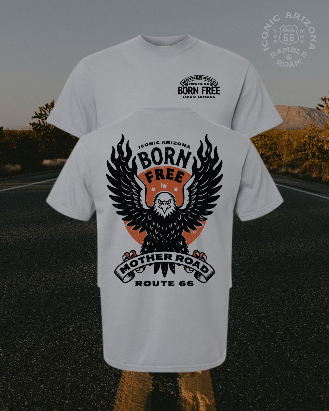 Born Free Unisex Tee - Route 66