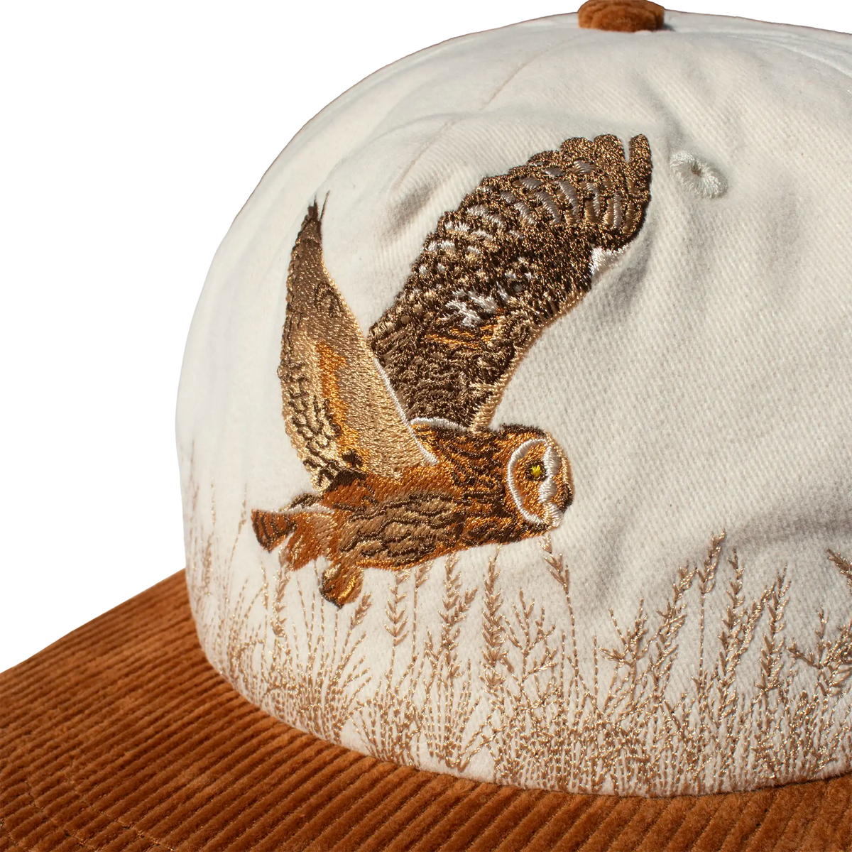 Short-Eared Owl Flat Brim Hat