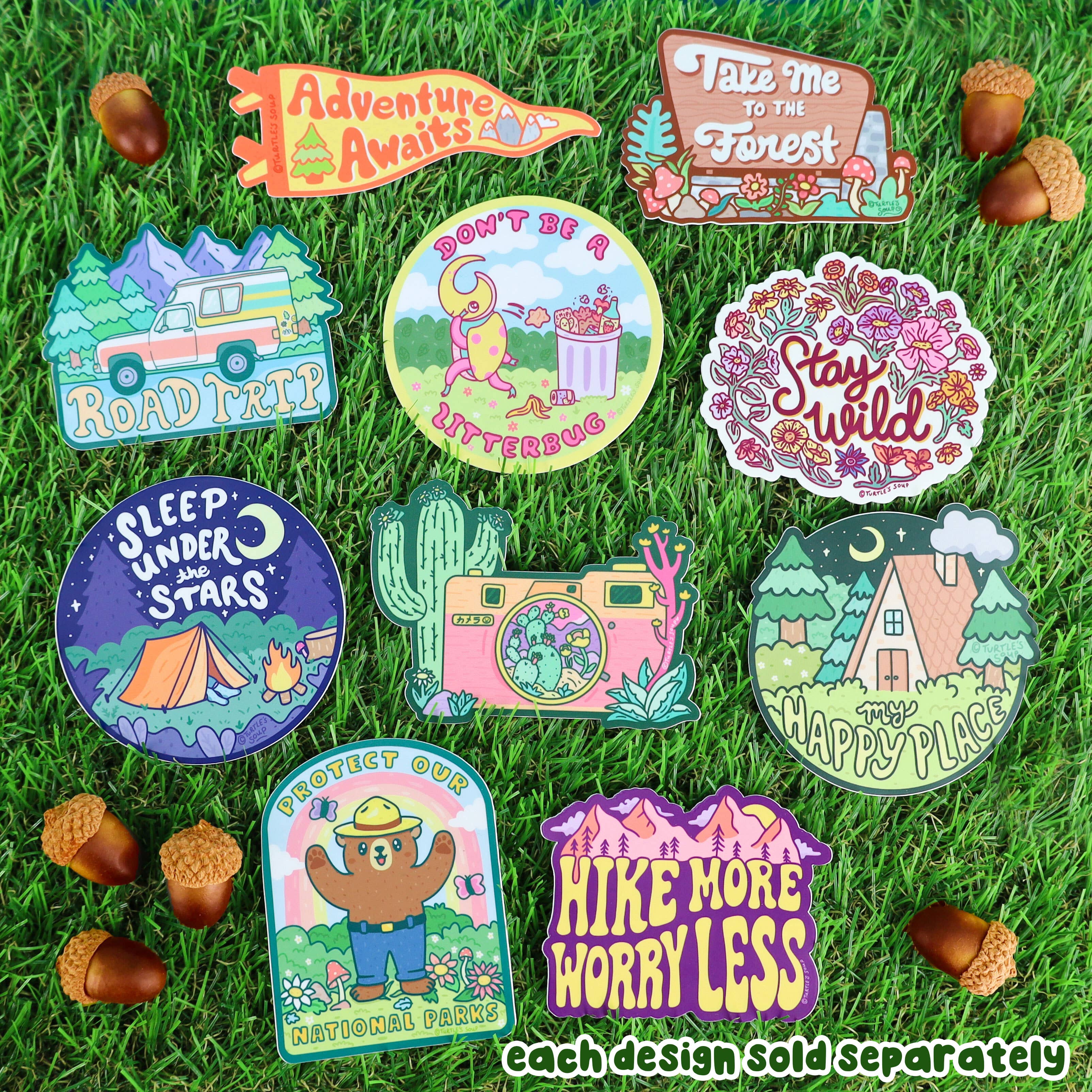 Stay Wild Wildflower Sticker