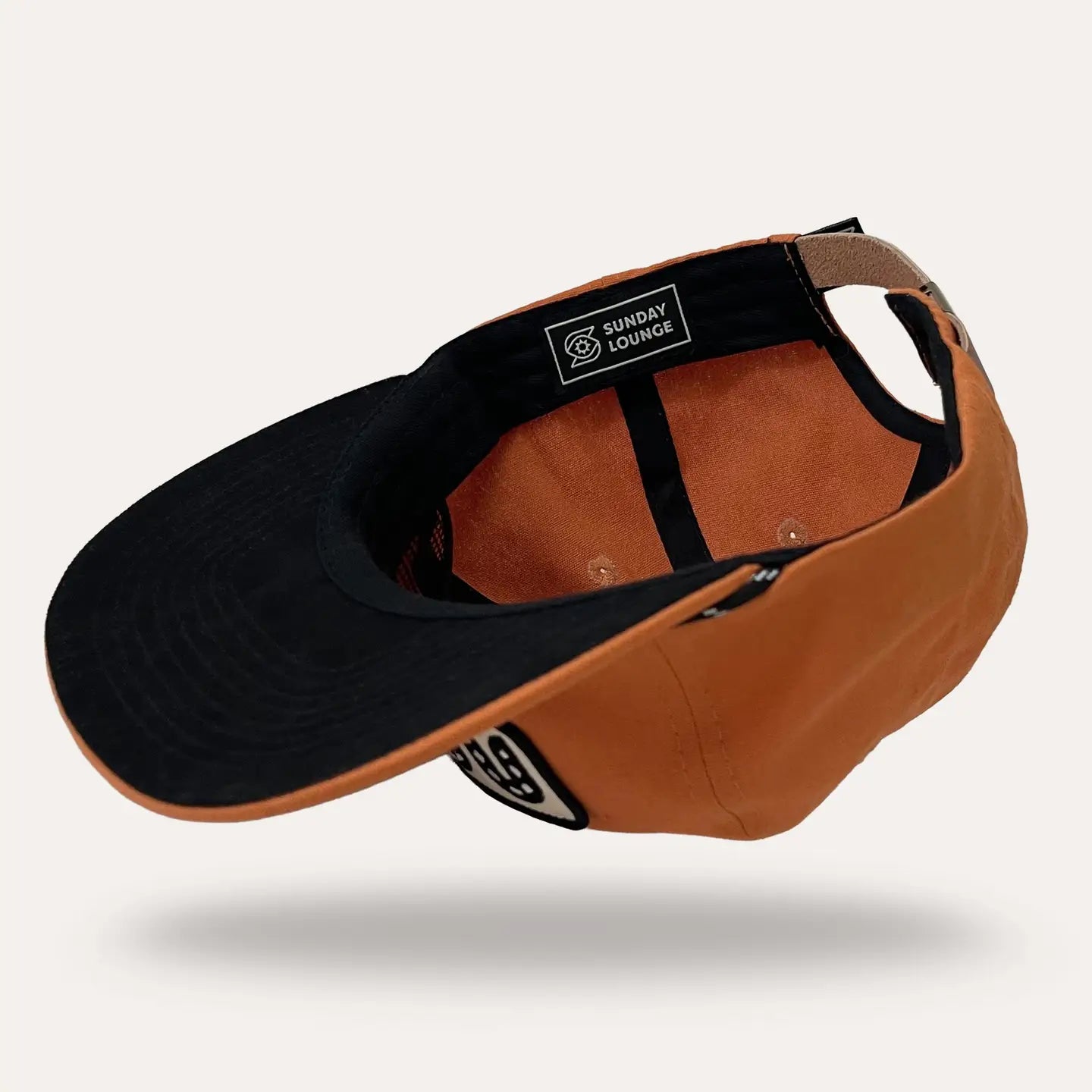 Slithering Snake - Desert Orange Canvas Flatbrim