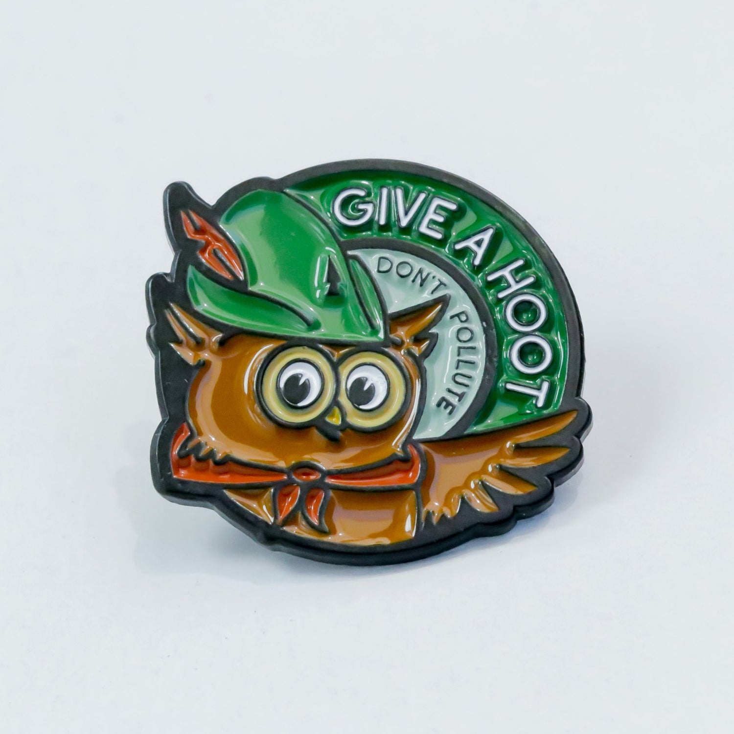 Woodsy Owl Enamel Pin, Give A Hoot Don't Pollute
