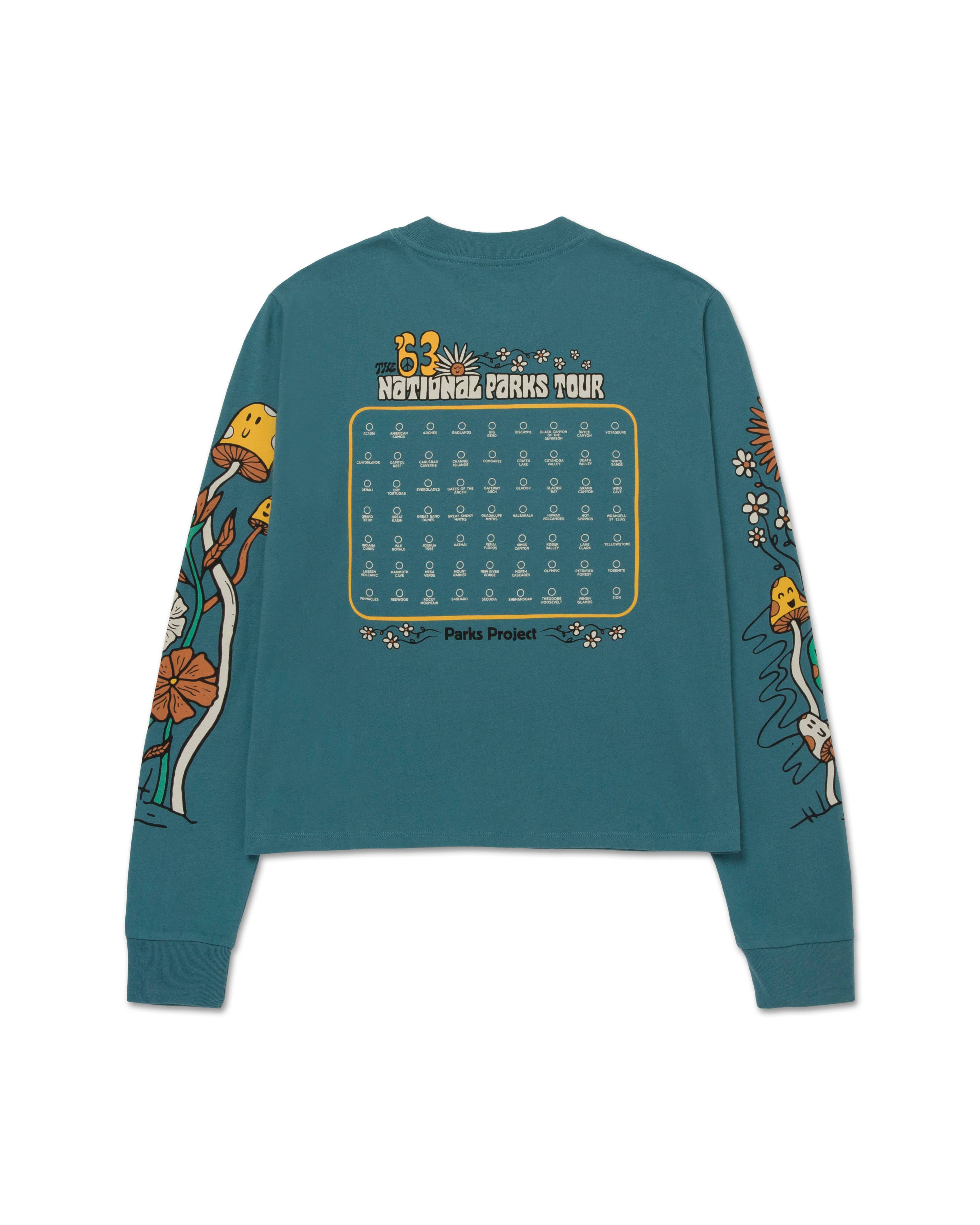 '63 National Parks Boxy Long Sleeve Tee