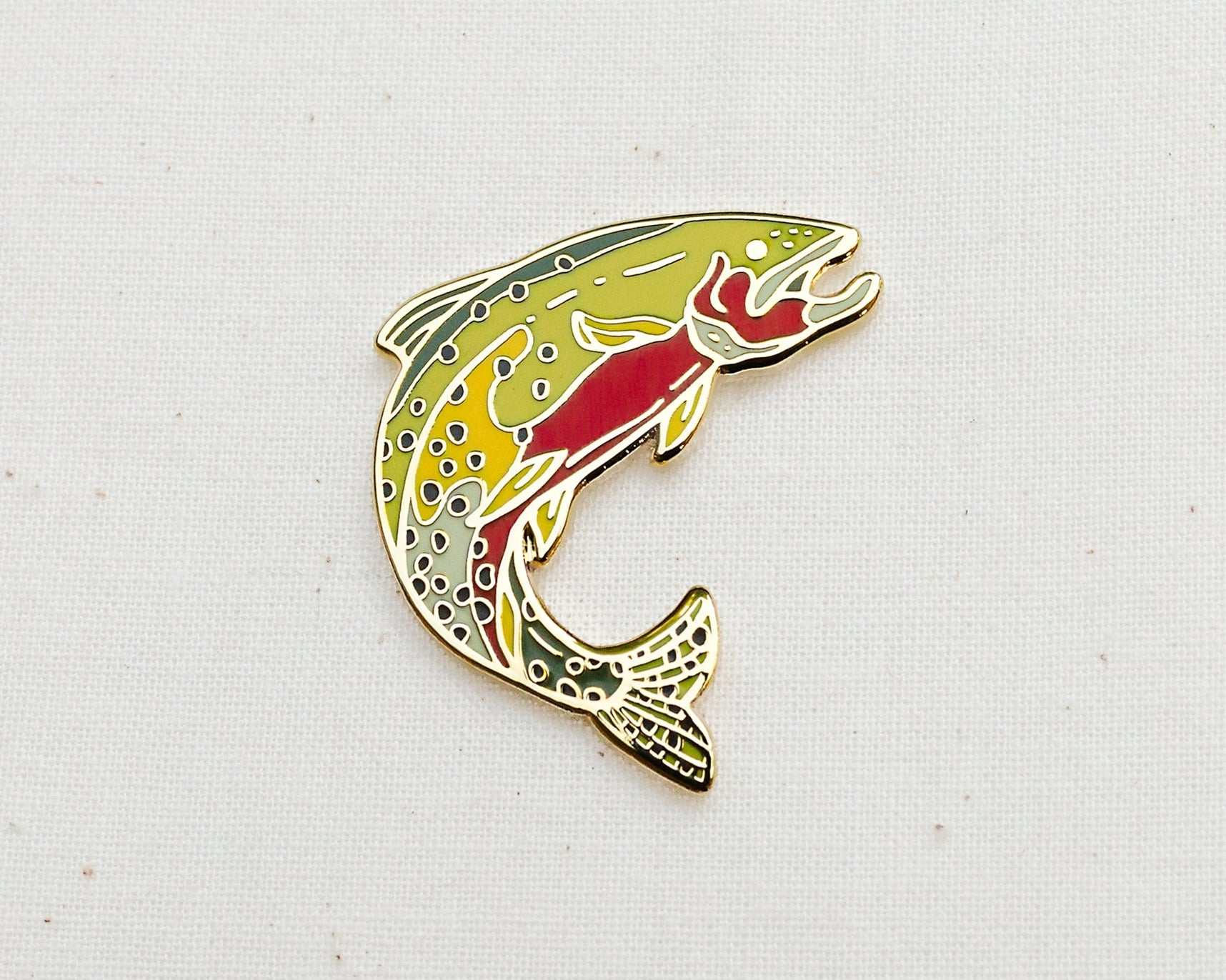 Cutthroat Trout Enamel Pin