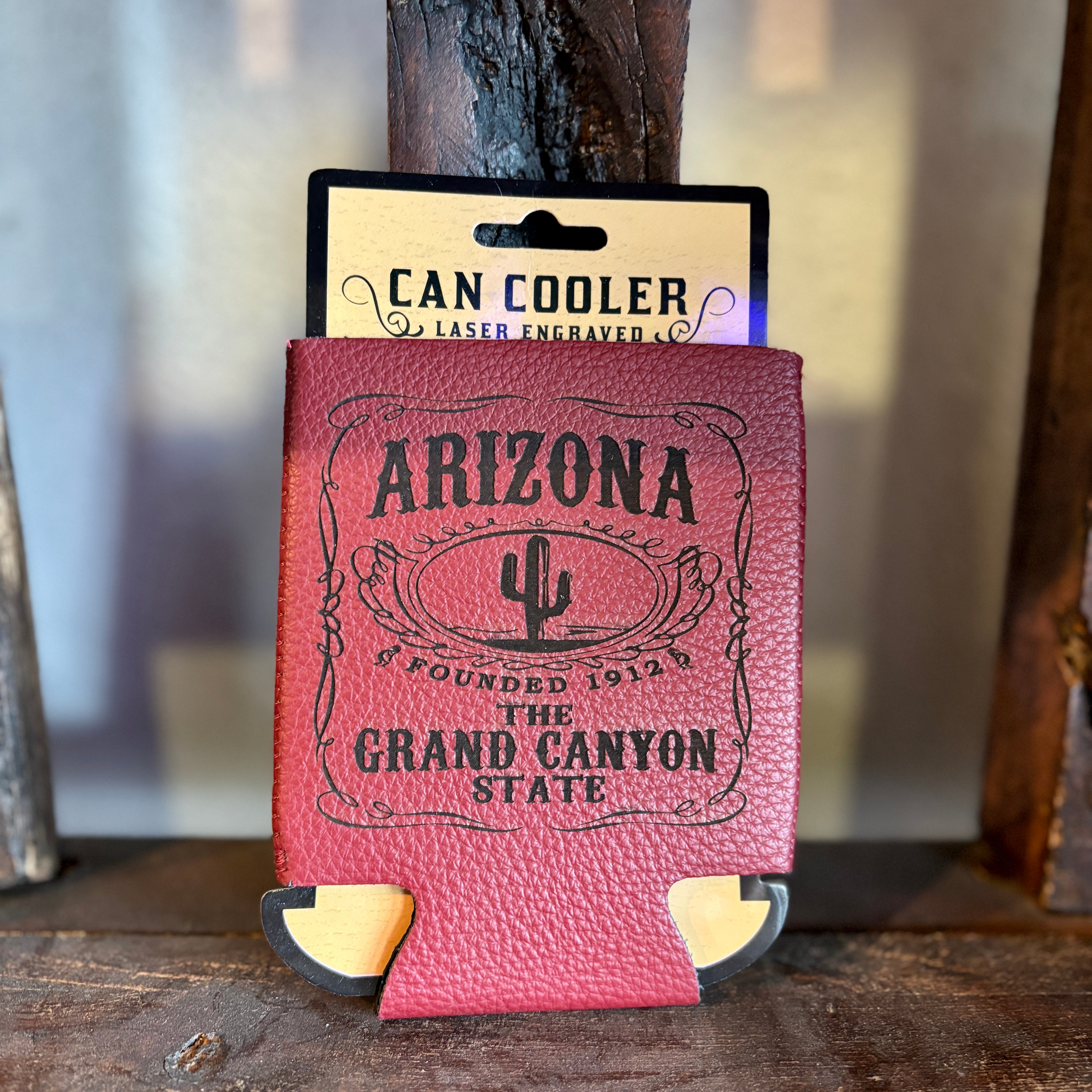 Arizona Leather Koozie/Can Cooler