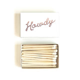 Howdy Matchbox