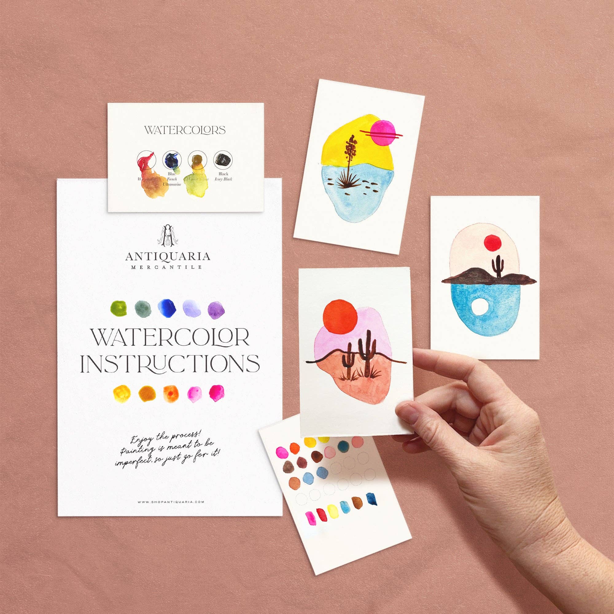 Mini Watercolor Kit: Desert Landscapes