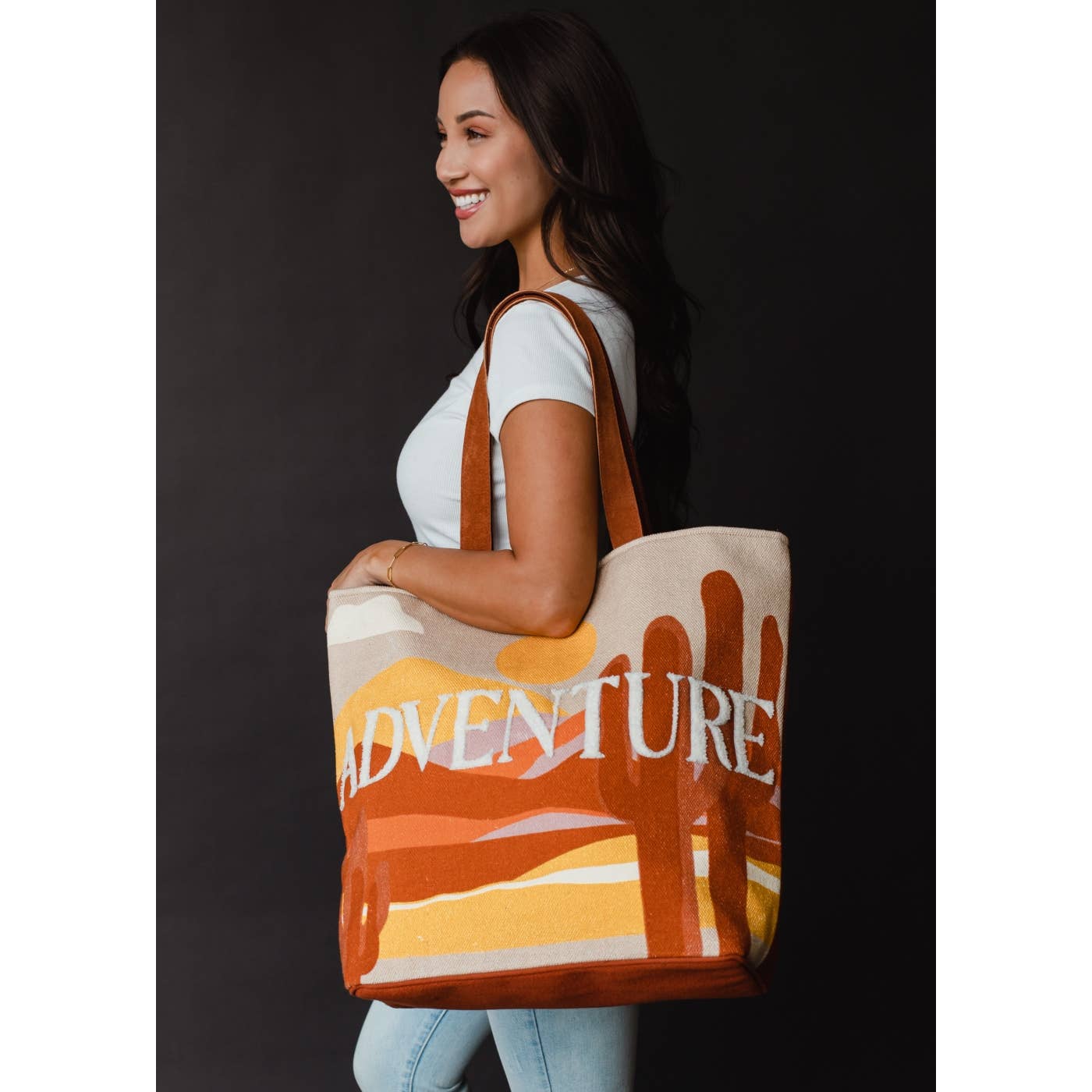 Adventure Desert Scene Tote - Large