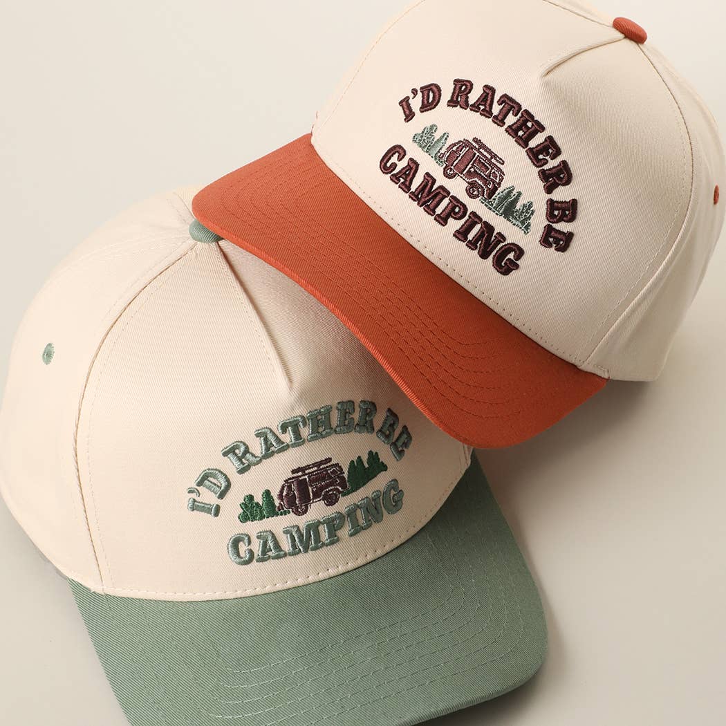 I'd Rather Be Camping Trucker