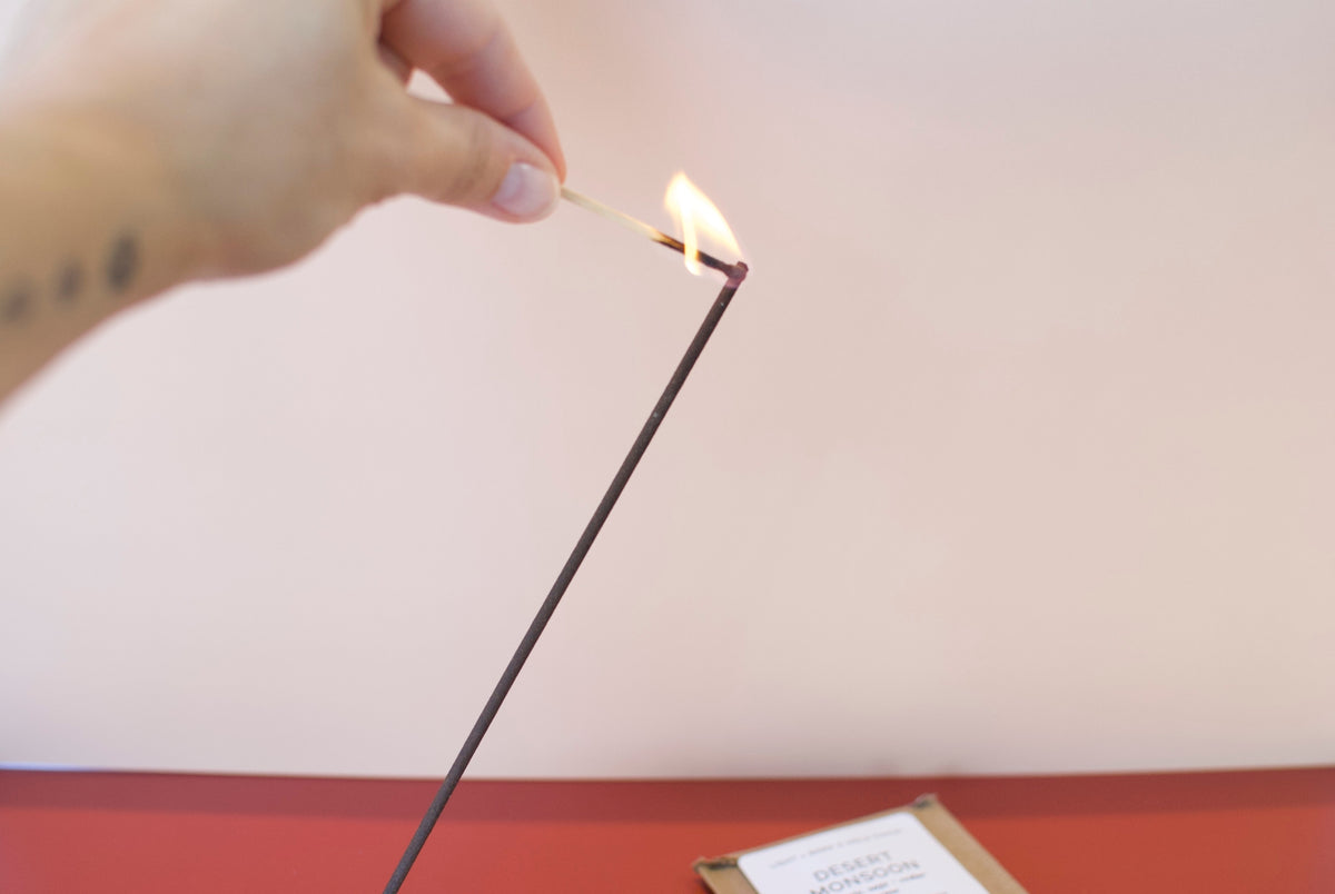 Hand-Dipped Arizona Incense - Desert Monsoon Rain Scent