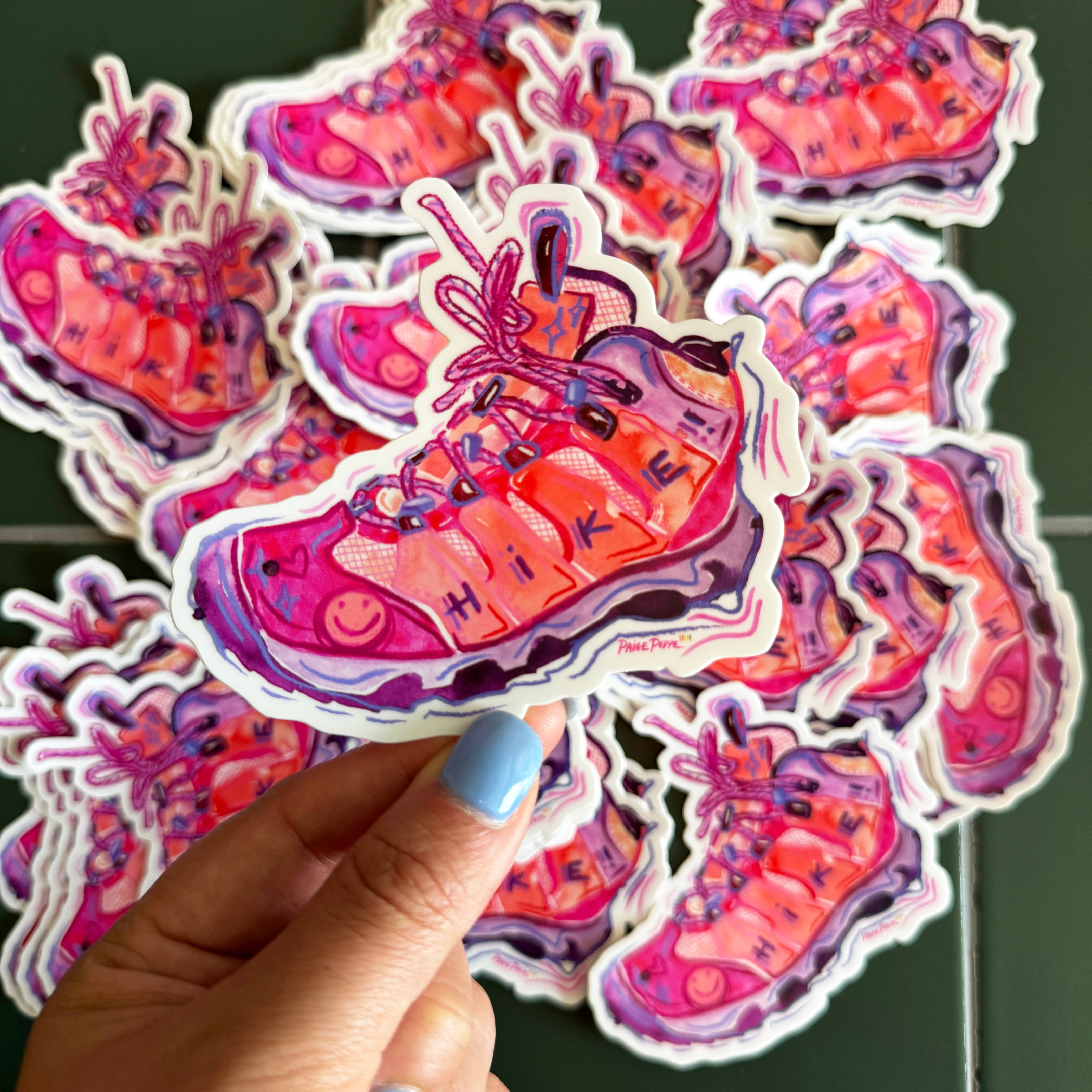 Happy Hiker Sticker