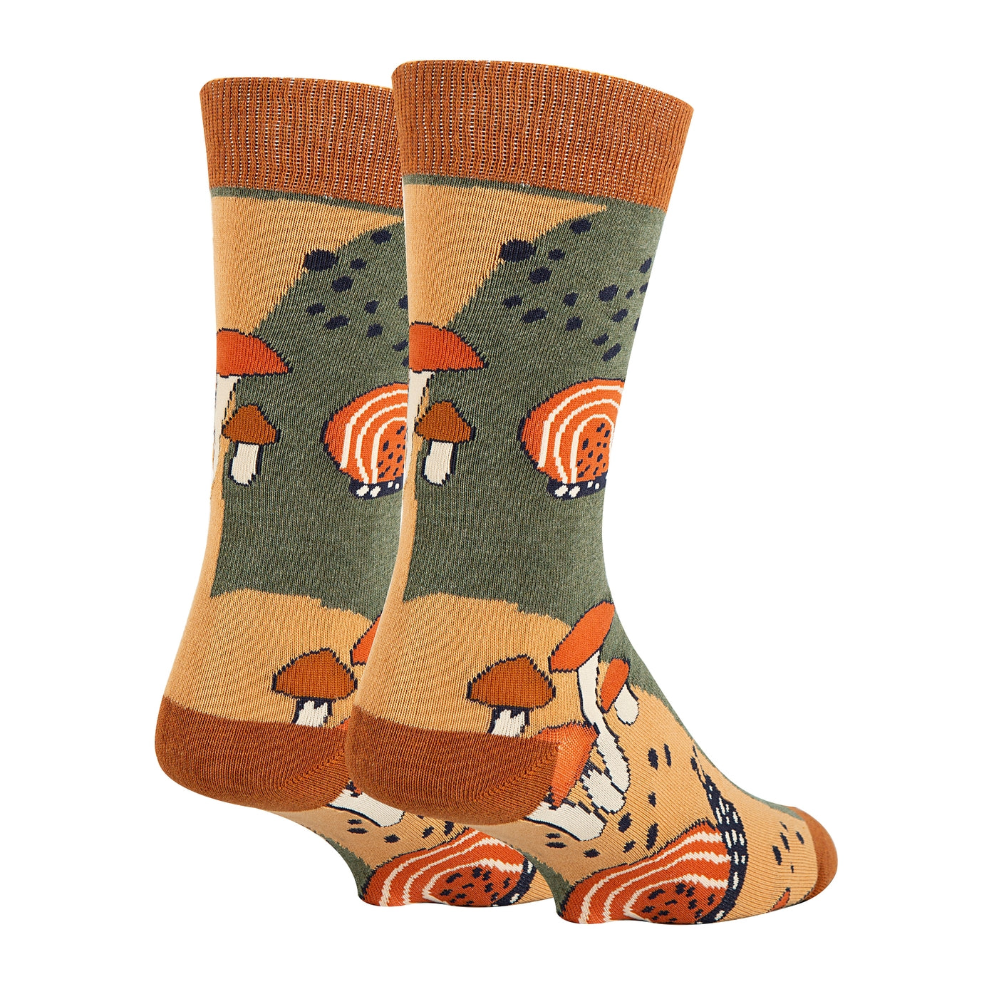 Hongo Delight | Men's Premium Cotton Crew Dress Socks