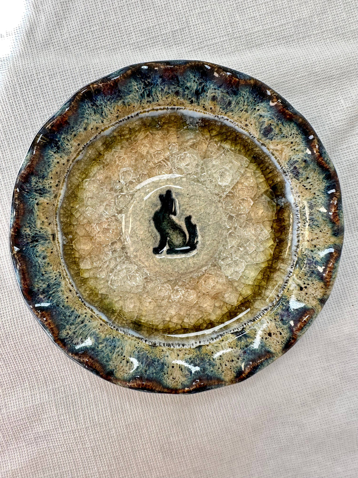 Icon Dish Coyote Trinket Tray