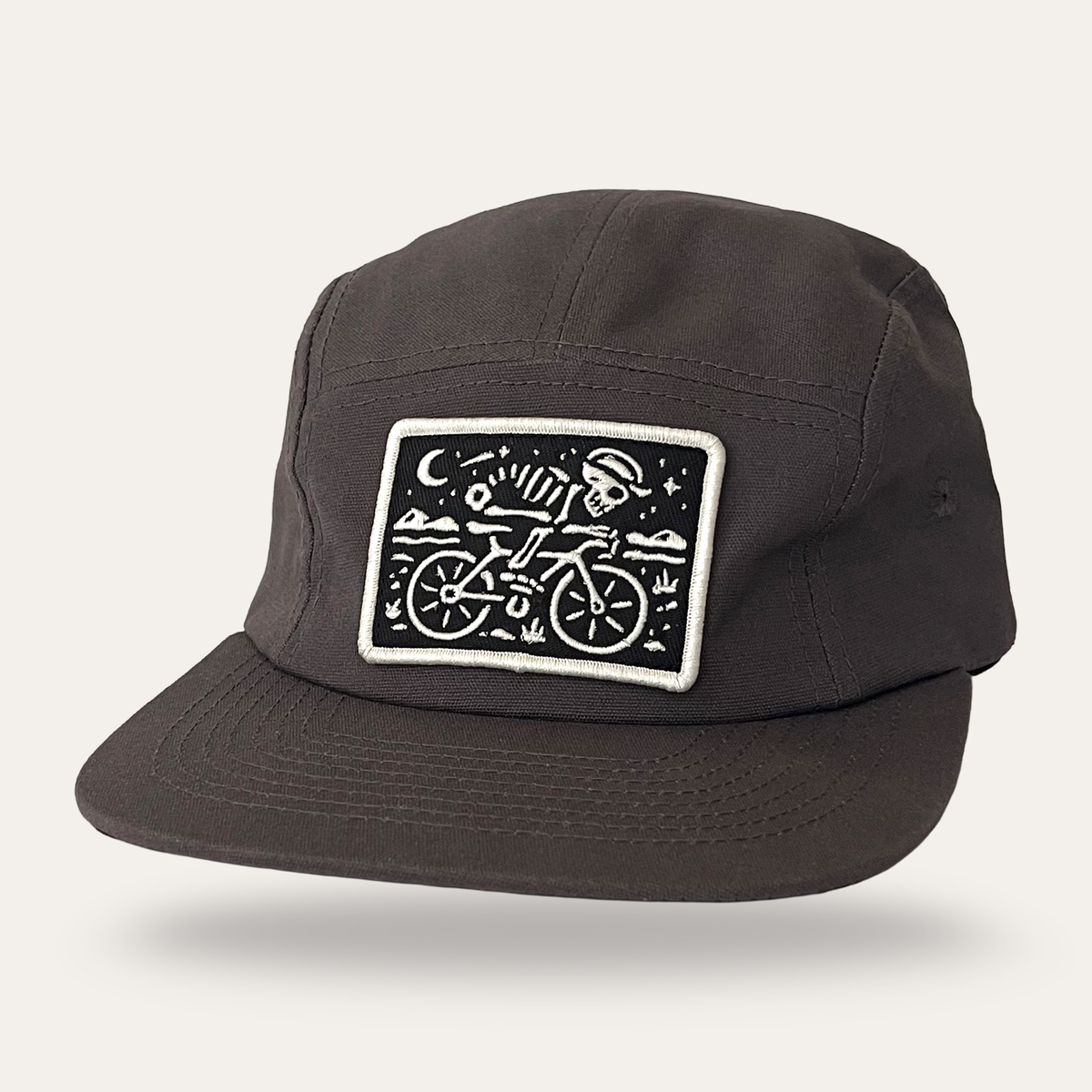 Skeleton Rider Hat Flat Brim