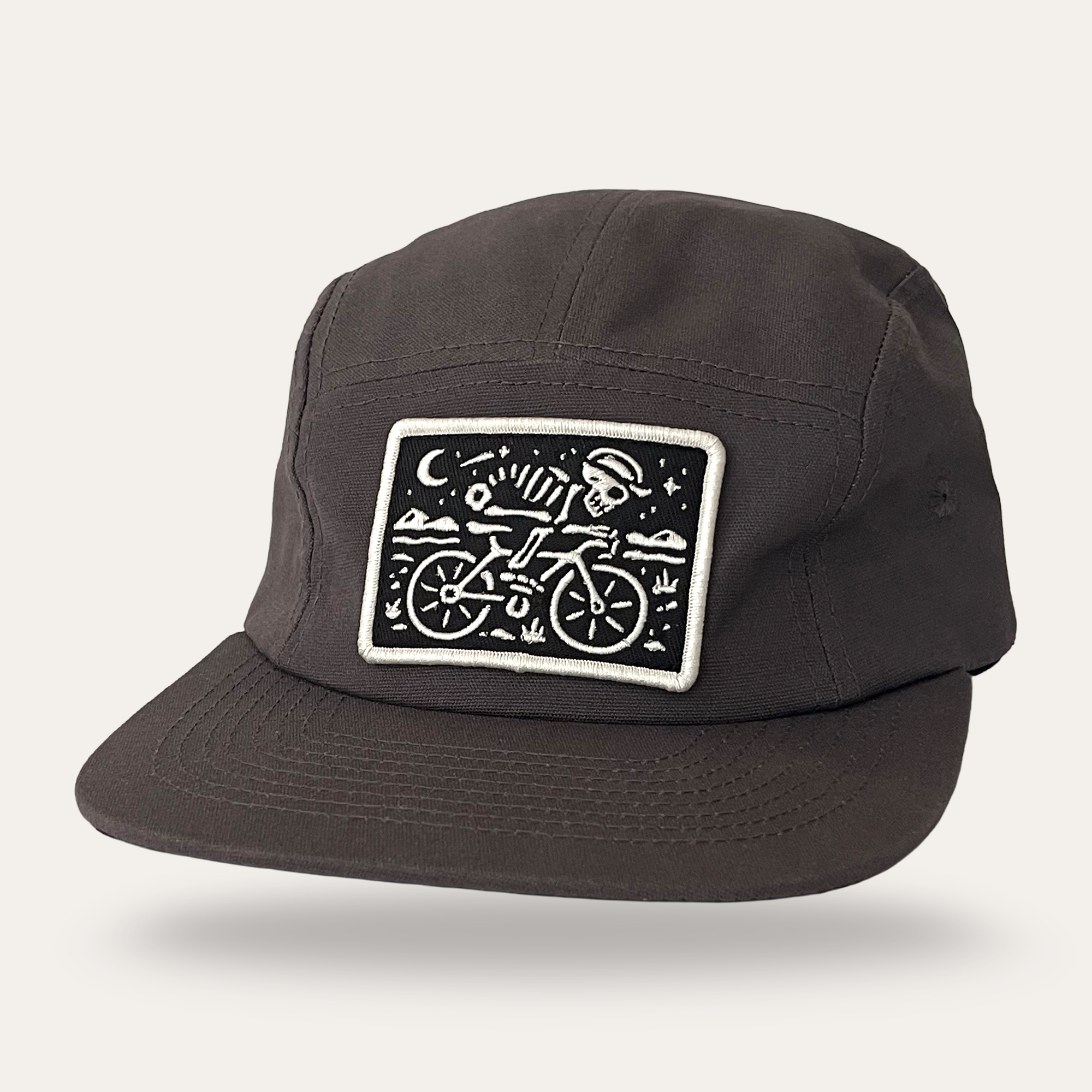 Skeleton Rider Hat Flat Brim