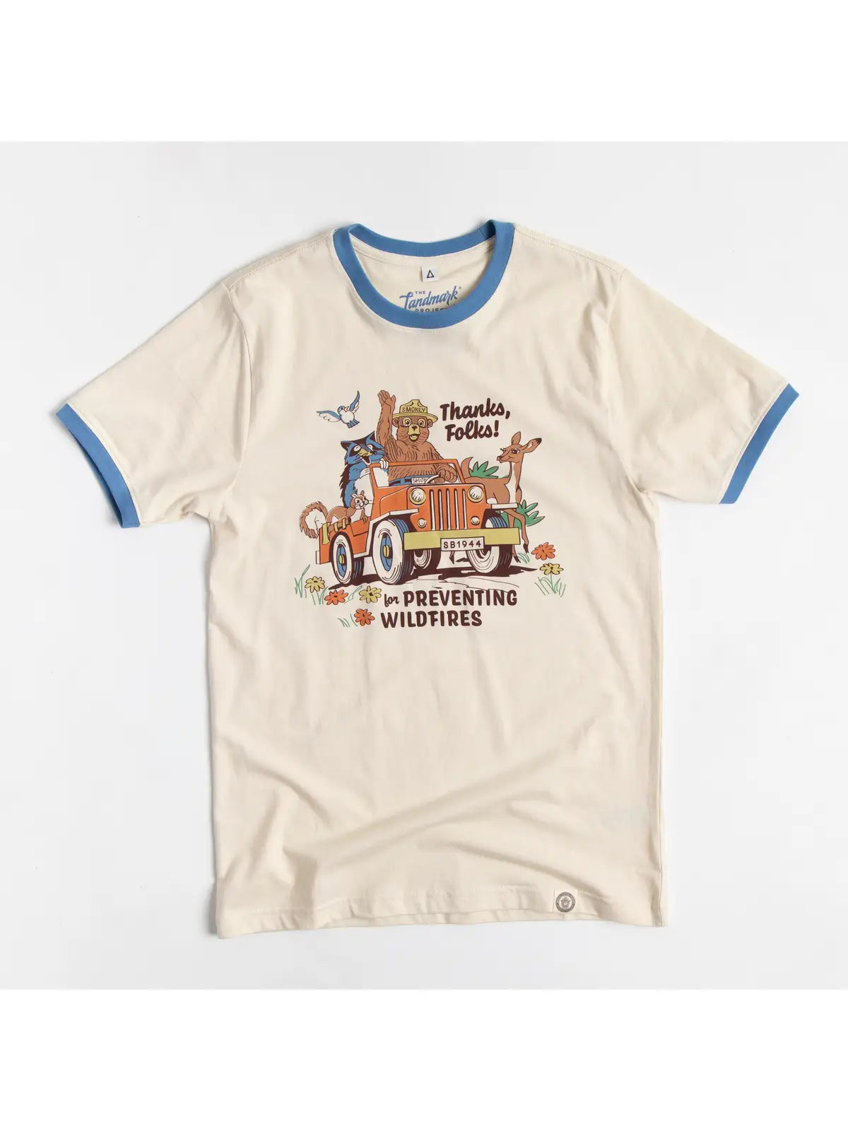 Thanks Folks for Preventing Wildfires Ringer Tee