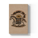 Wild Wild West Horse Kraft Layflat Notebook