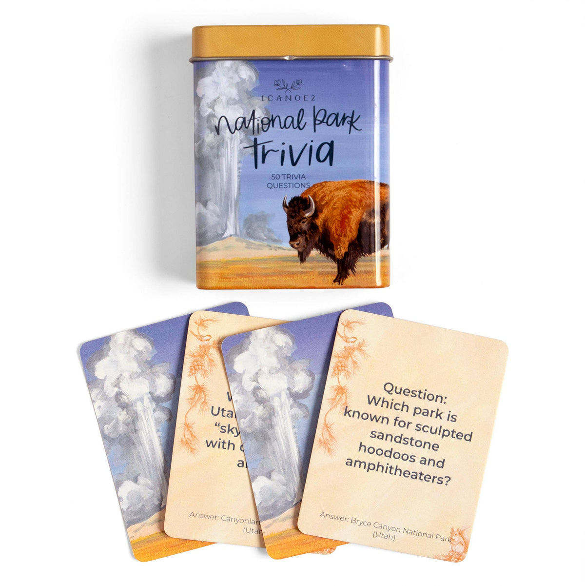 National Parks Trivia Card Game