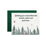 Festive Forest Fables Seed Paper Card