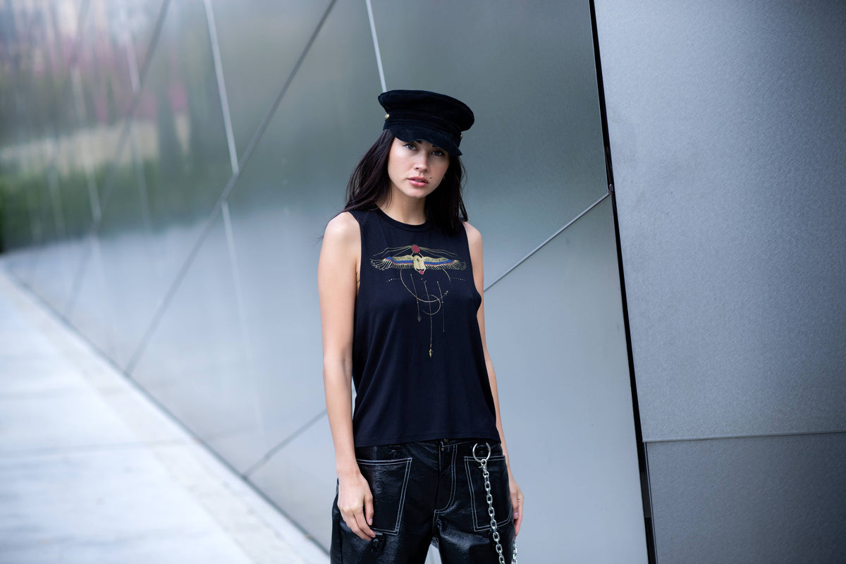 Scarab Sleeveless Top