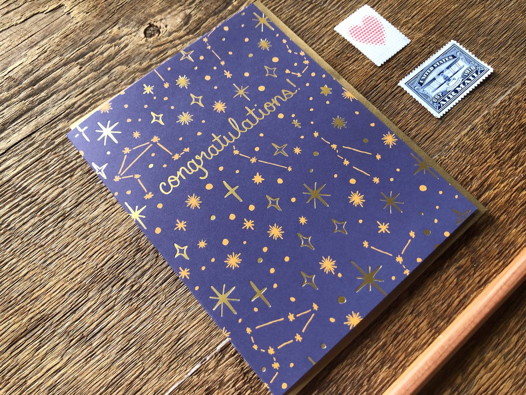 Congrats Stars Card