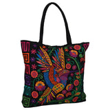 Hummingbird Embroidered Tote Bag