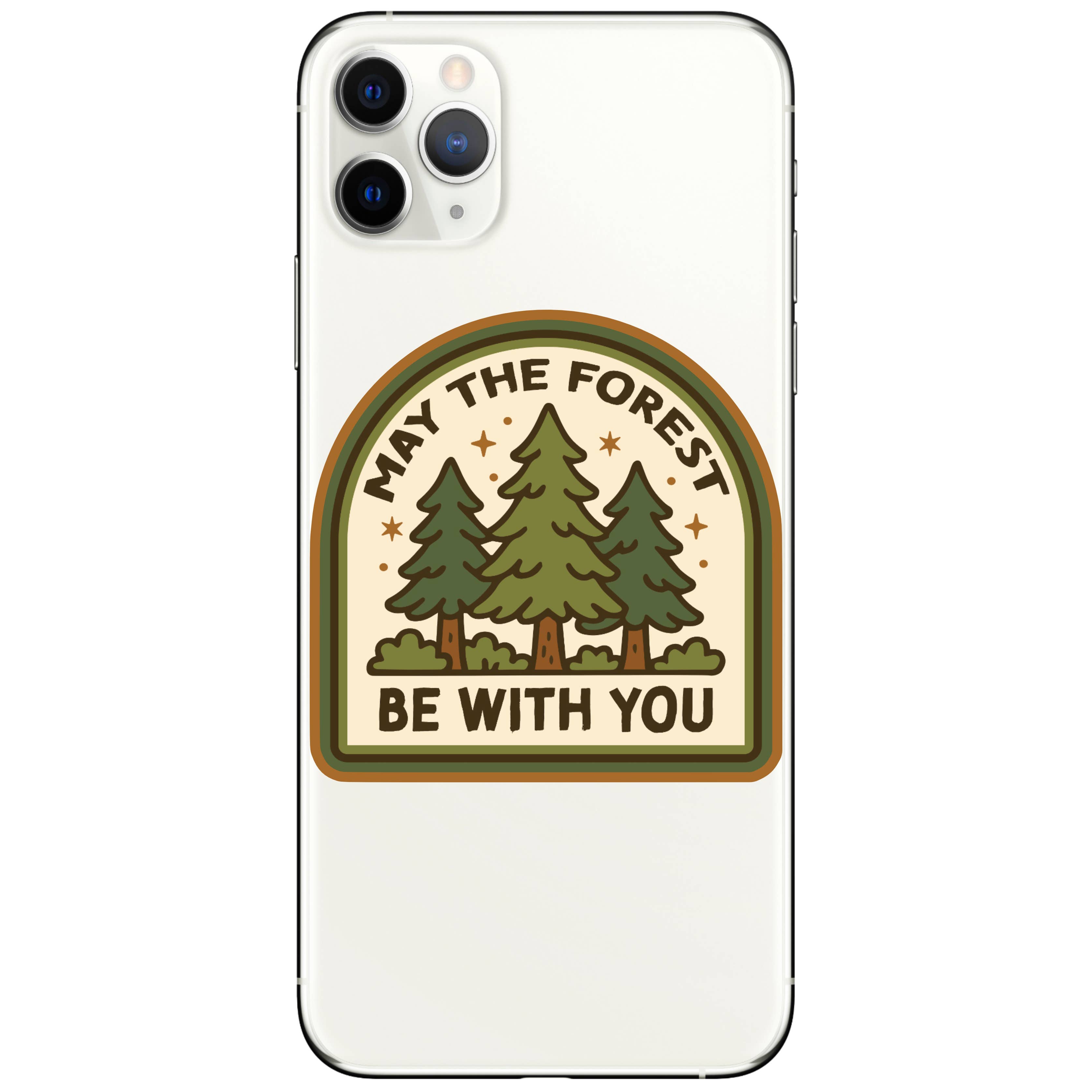 May The Forest Be With You Sticker