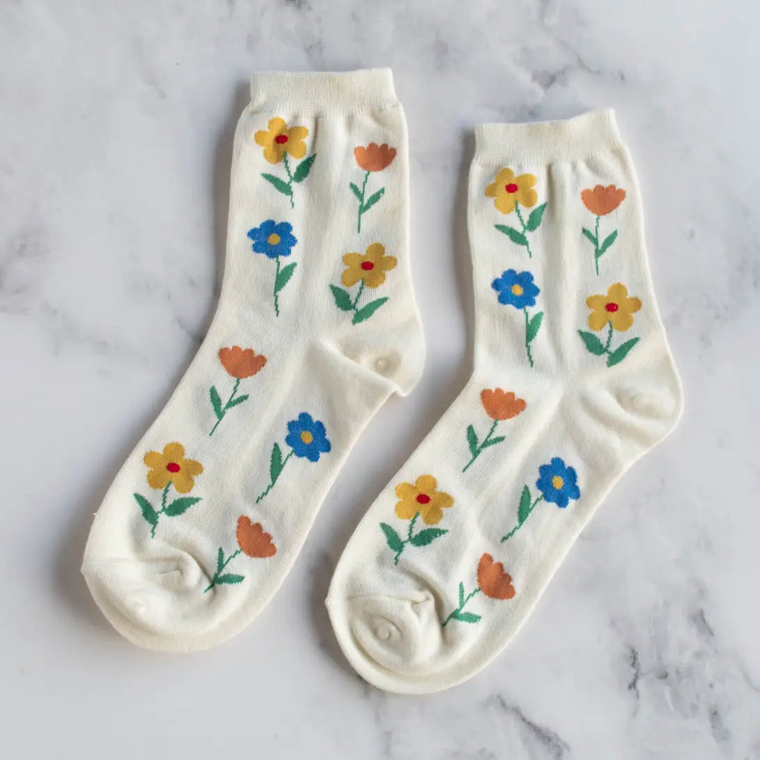 Favorite Flower Socks