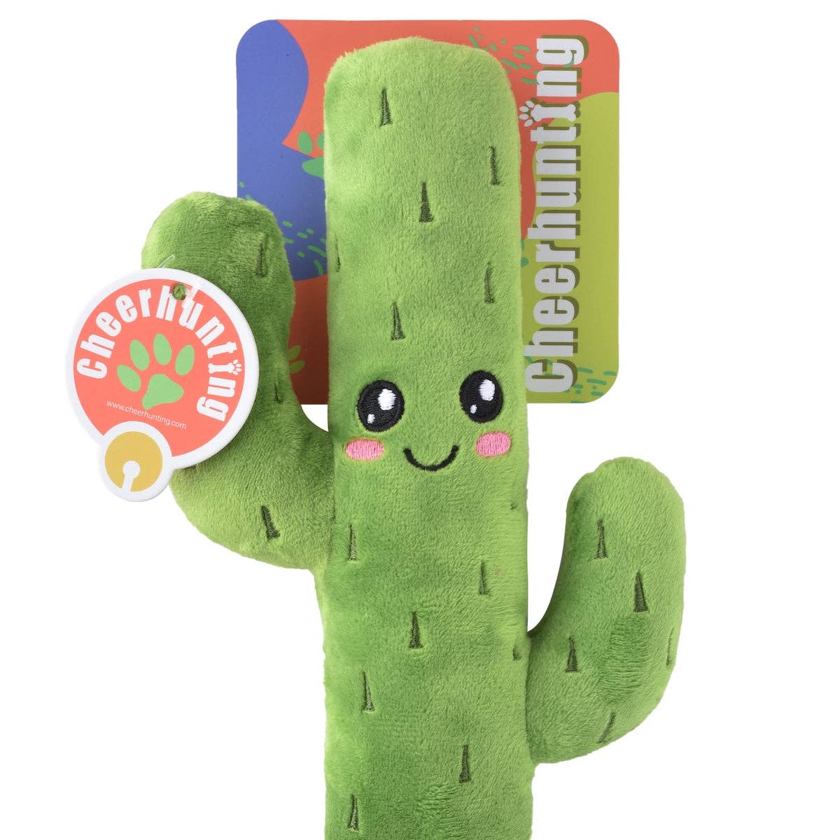 Saguaro Cactus Dog Squeaky Toy - Small & Medium Dogs