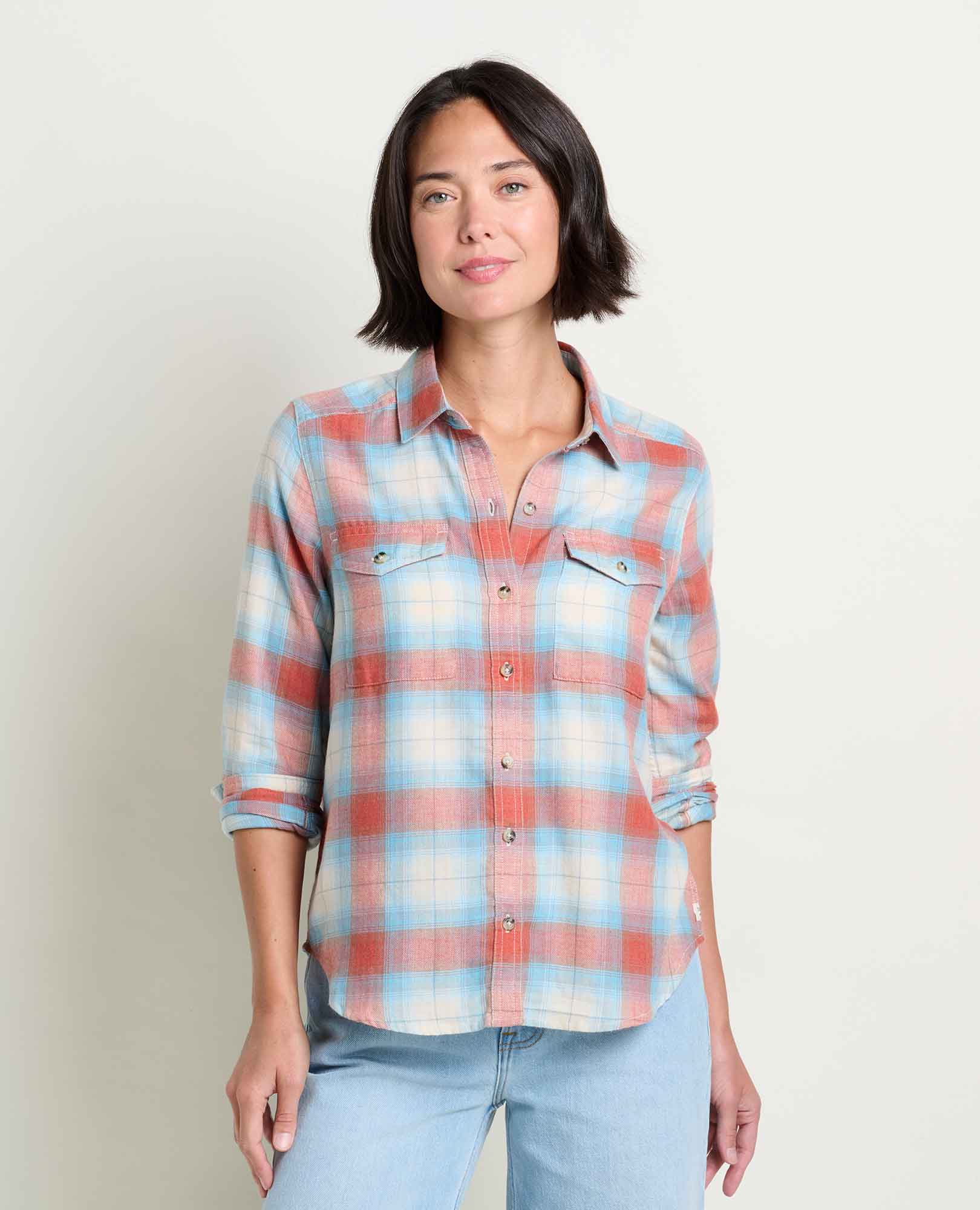 Re-Form Long Sleeve Shirt - Almond Pattern