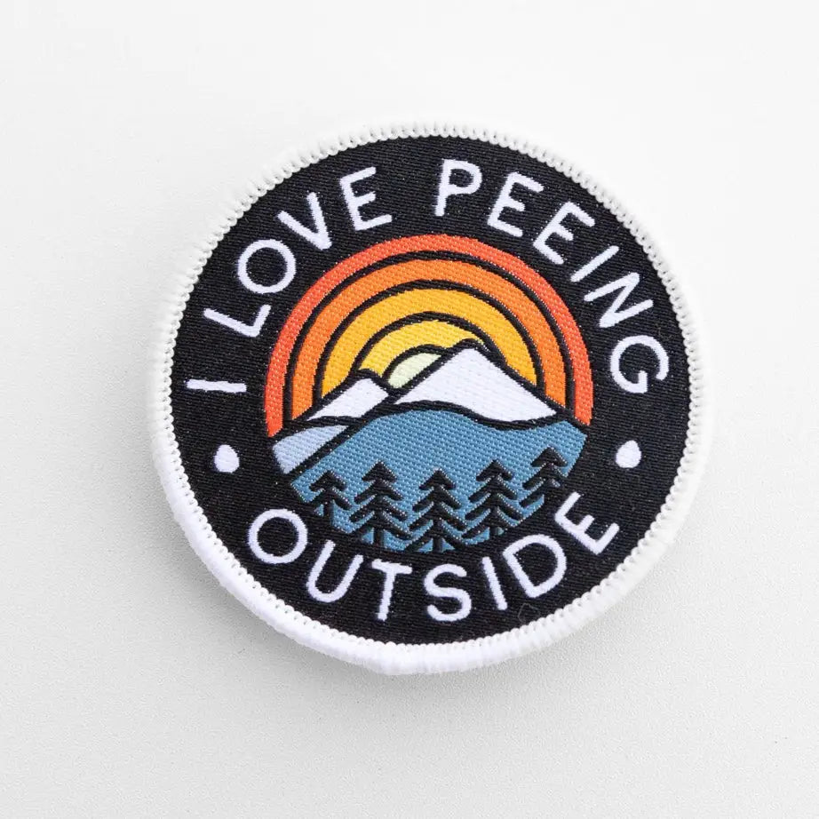 I Love Peeing Outside Iron-On or Velcro Patch