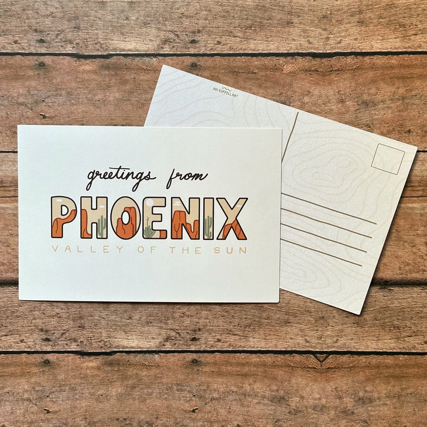 Greetings from Phoenix Postcard