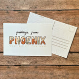 Greetings from Phoenix Postcard
