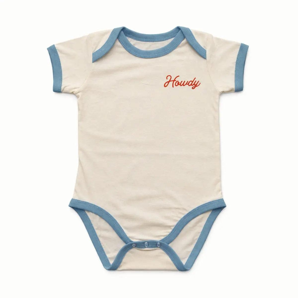 Howdy Vintage Ringer Onesie