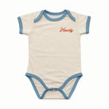 Howdy Vintage Ringer Onesie