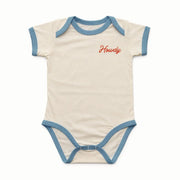 Howdy Vintage Ringer Onesie