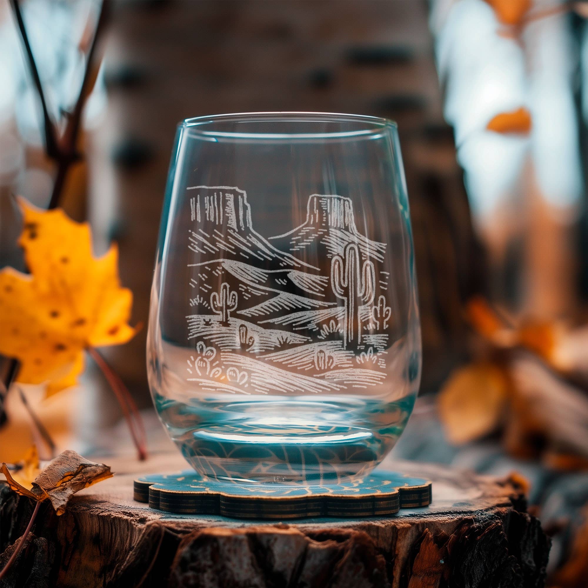Desert Scene Drinking Glasses