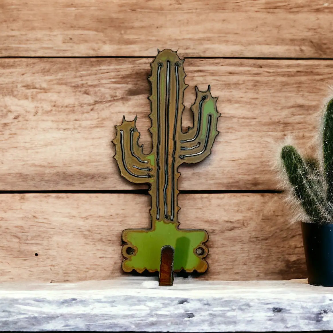 Desert Cactus Wall Hook