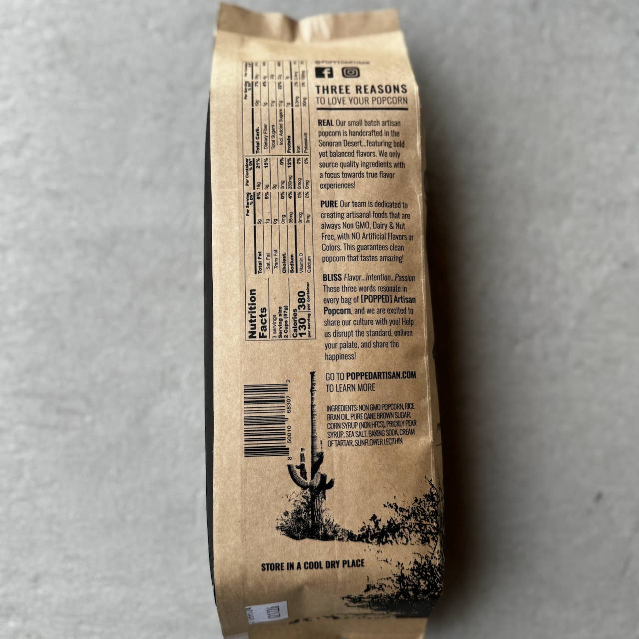 Prickly Pear Caramel Artisan Popcorn