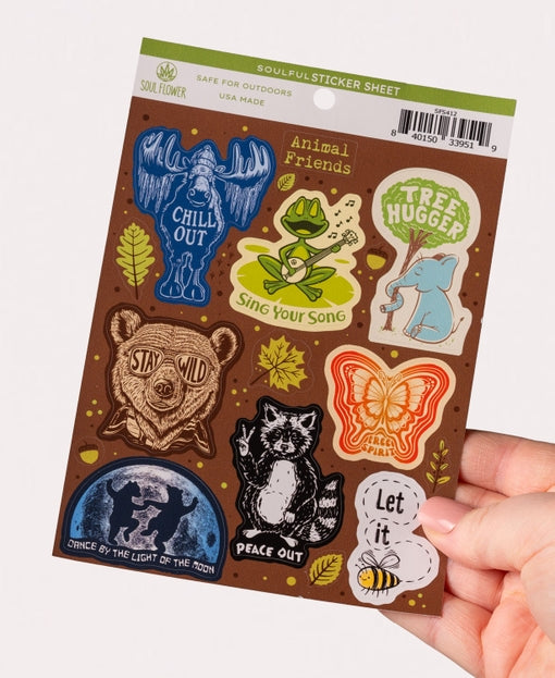 Animal Friends Sticker Sheet