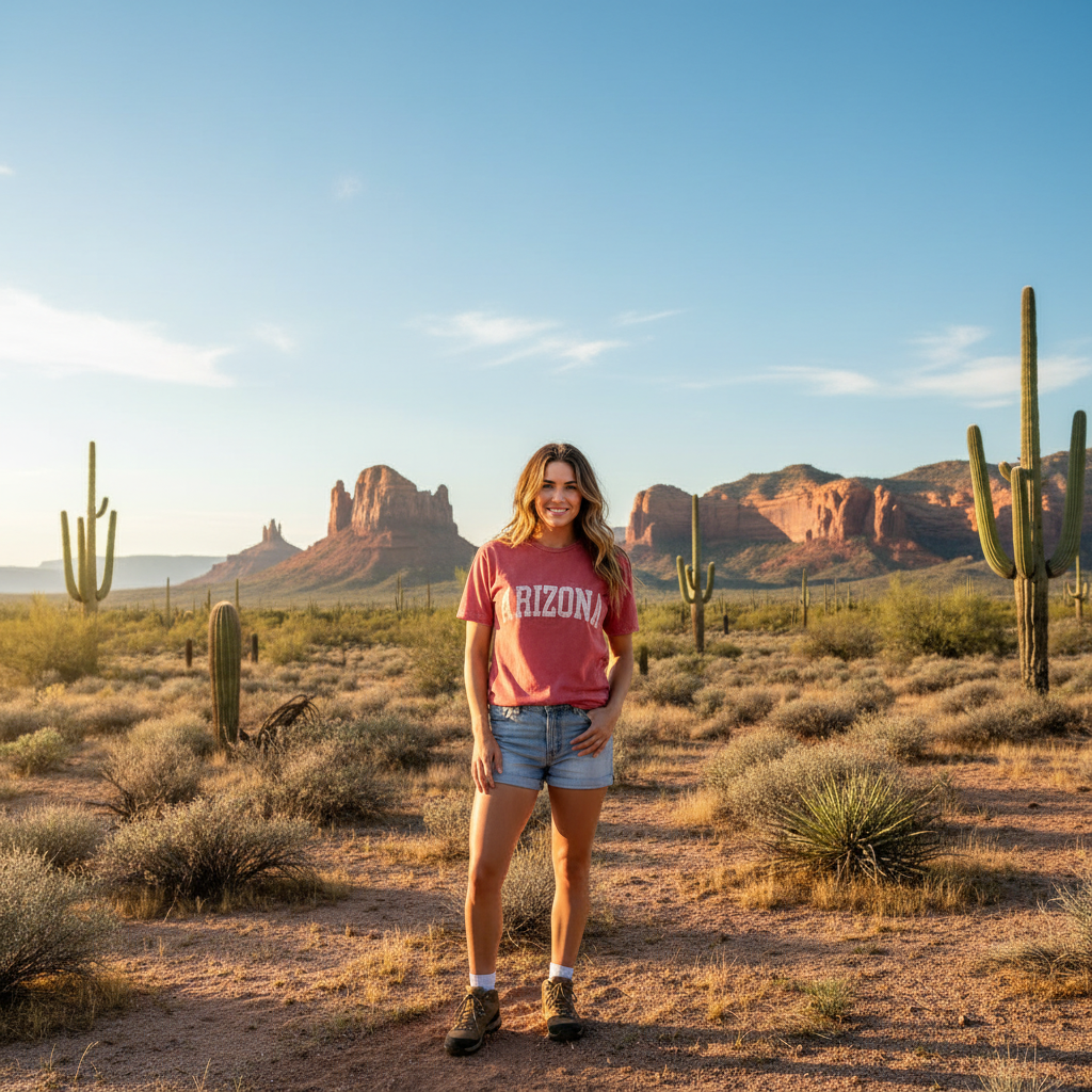 Cardinal Arizona Mineral Washed Graphic Tee