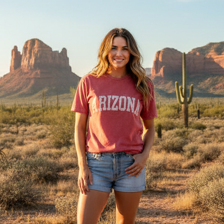 Cardinal Arizona Mineral Washed Graphic Tee