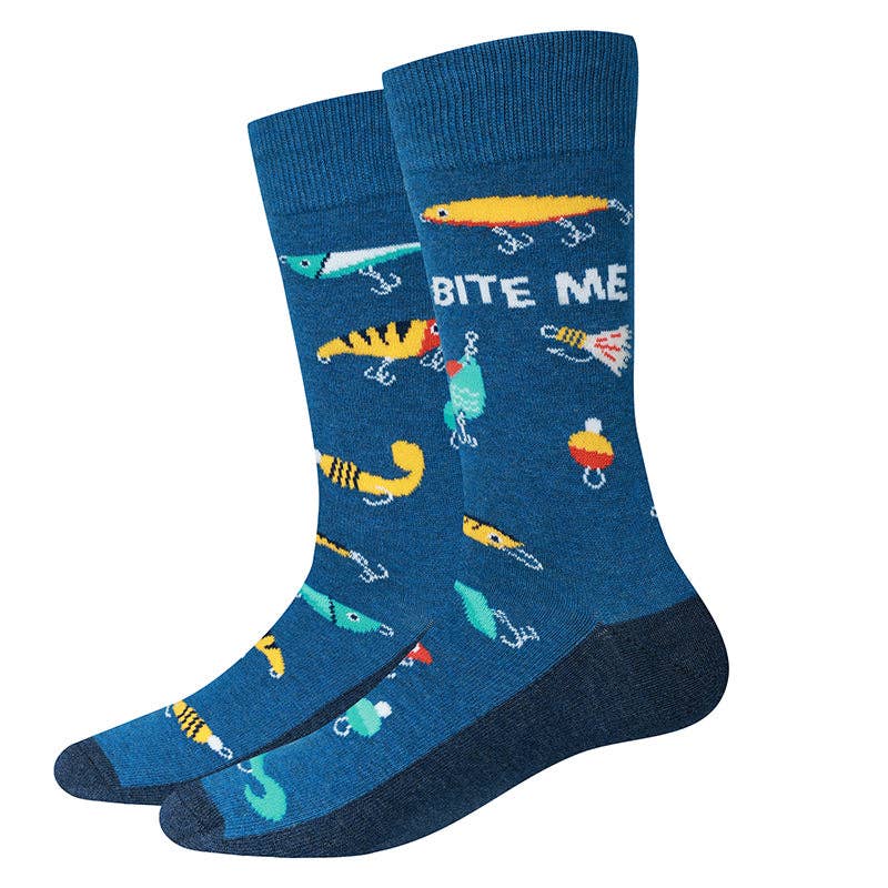 Bite Me Fishing Socks