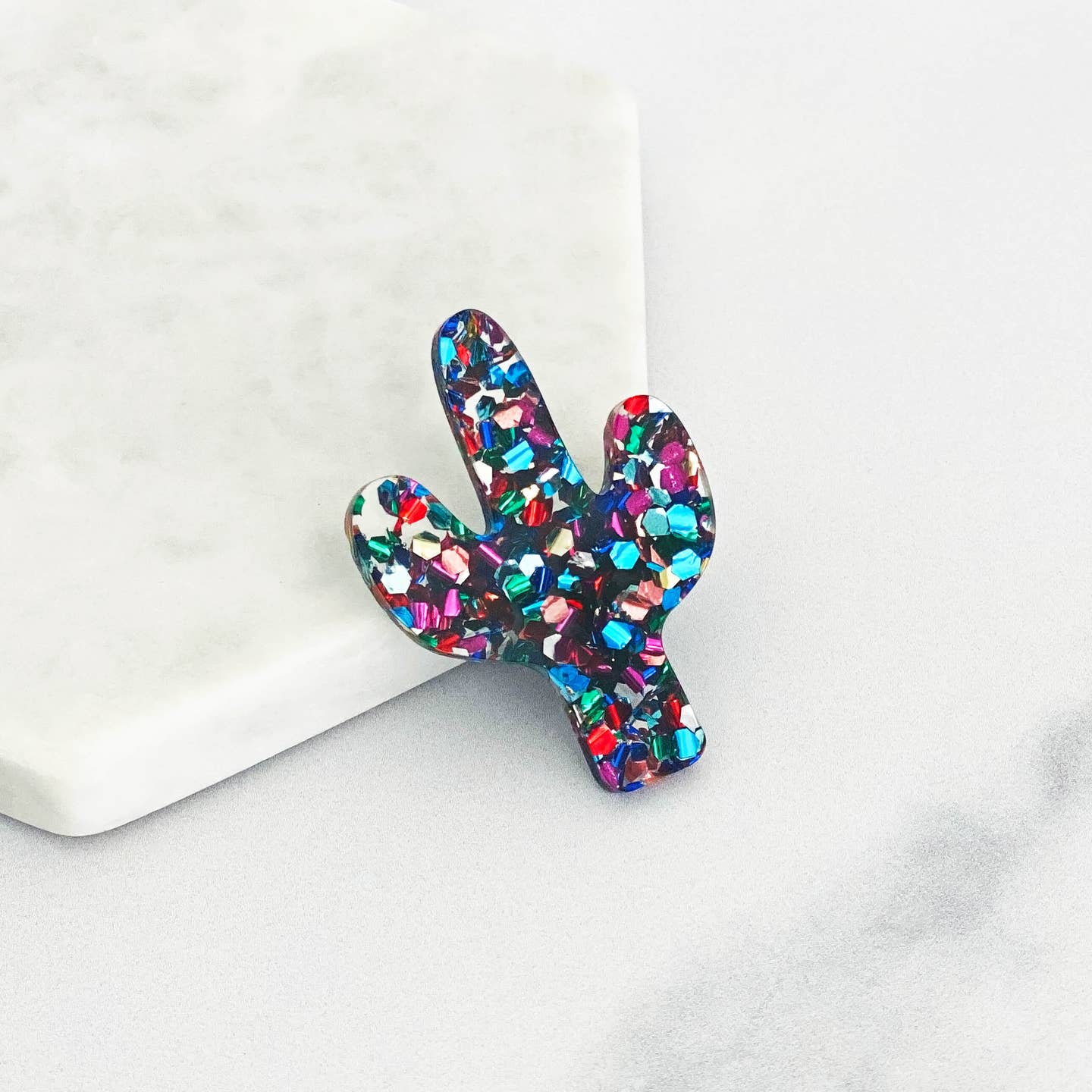 Cactus Glitter Magnet